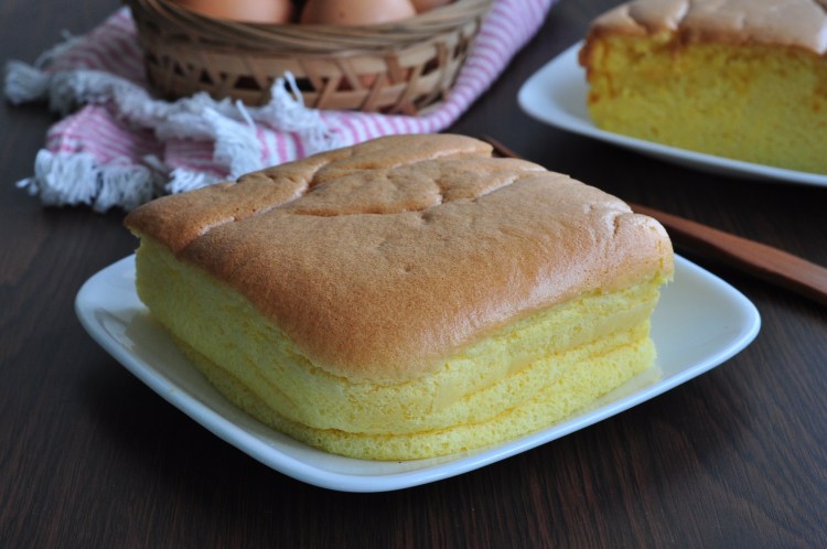 Traditional Homemade Egg Sponge Cake