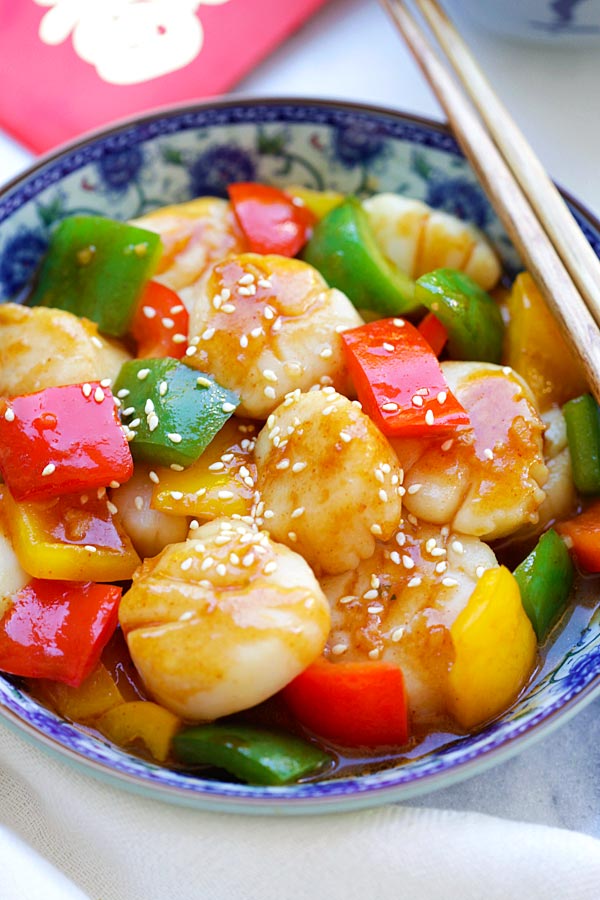 Szechuan Scallops